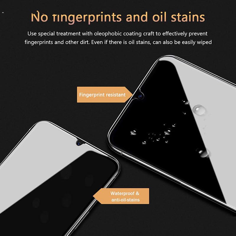 Image of Casodon Designed for Redmi 12 5G /Redmi Mi 12 5G Tempered Glass Screen Protector Guard (Black) Full Screen Coverage with Easy Installation Kit