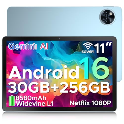 DOOGEE U11 PRO 2025 Tablet Android 16, 30GB+256GB/2TB Gemini AI,