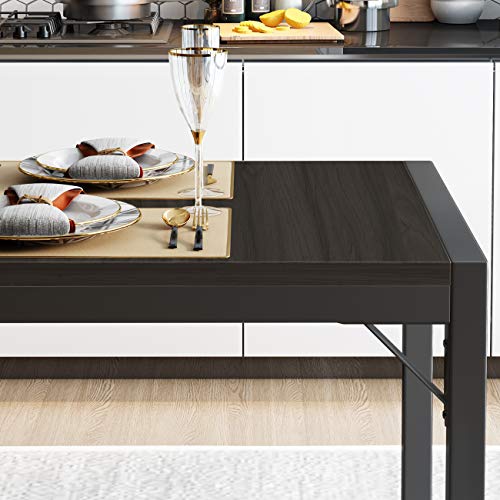 image for Decok 3 Pieces XL Large Dining Table Set for 6 People,48 Inch Kitchen 