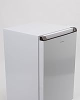Vista 8 de Frigidaire Mini refrigerador, compartimento compacto para congelador, control de termostato ajustable, puerta reversible, serie contemporánea, 4.5