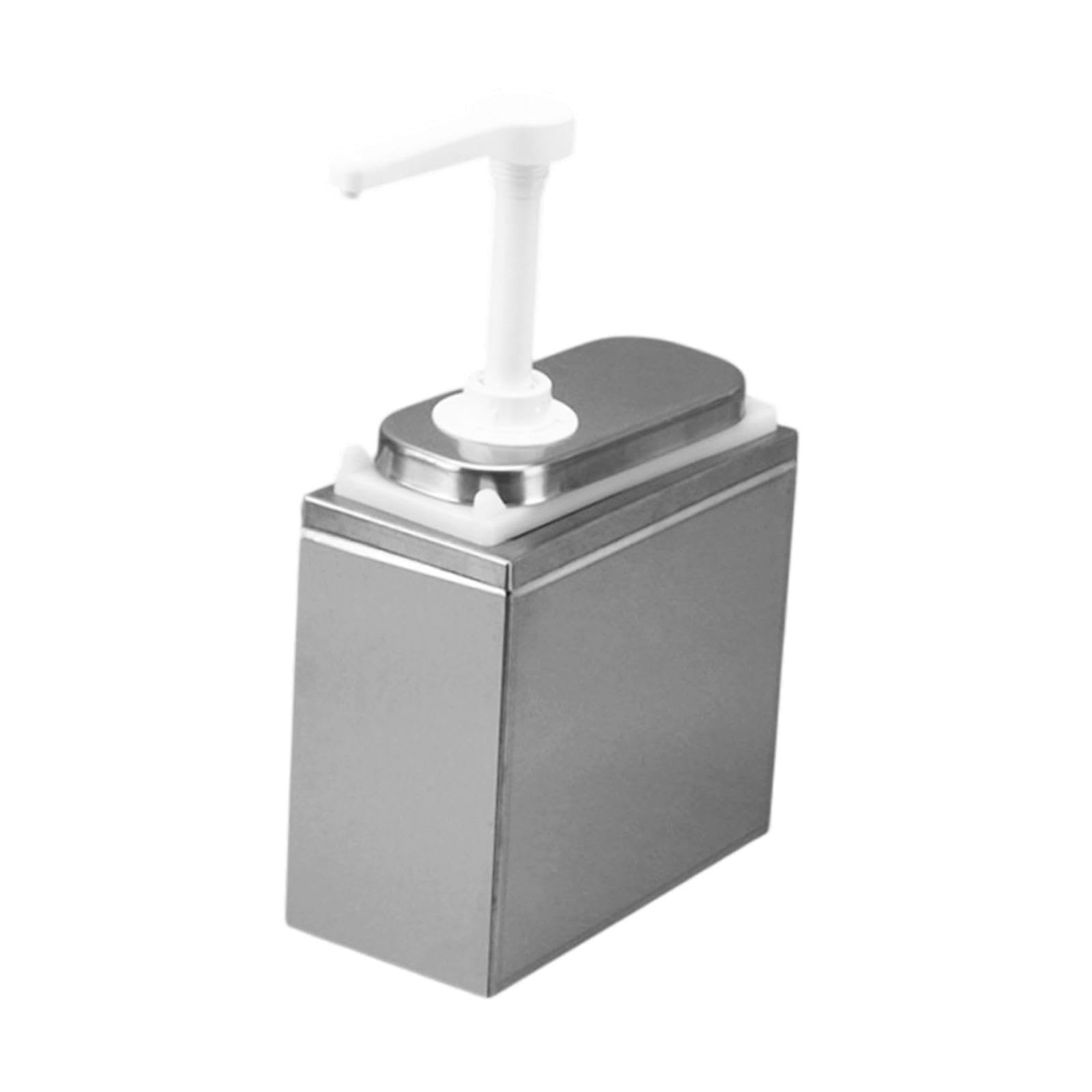 Contenitore erogatore di a pompa singola di qualità per olio d'oliva, ketchup e sciroppi senza sforzo. Versatile, strumento essenziale per qualsiasi, 1.4L con scatola esterna, 19x19.5 cm