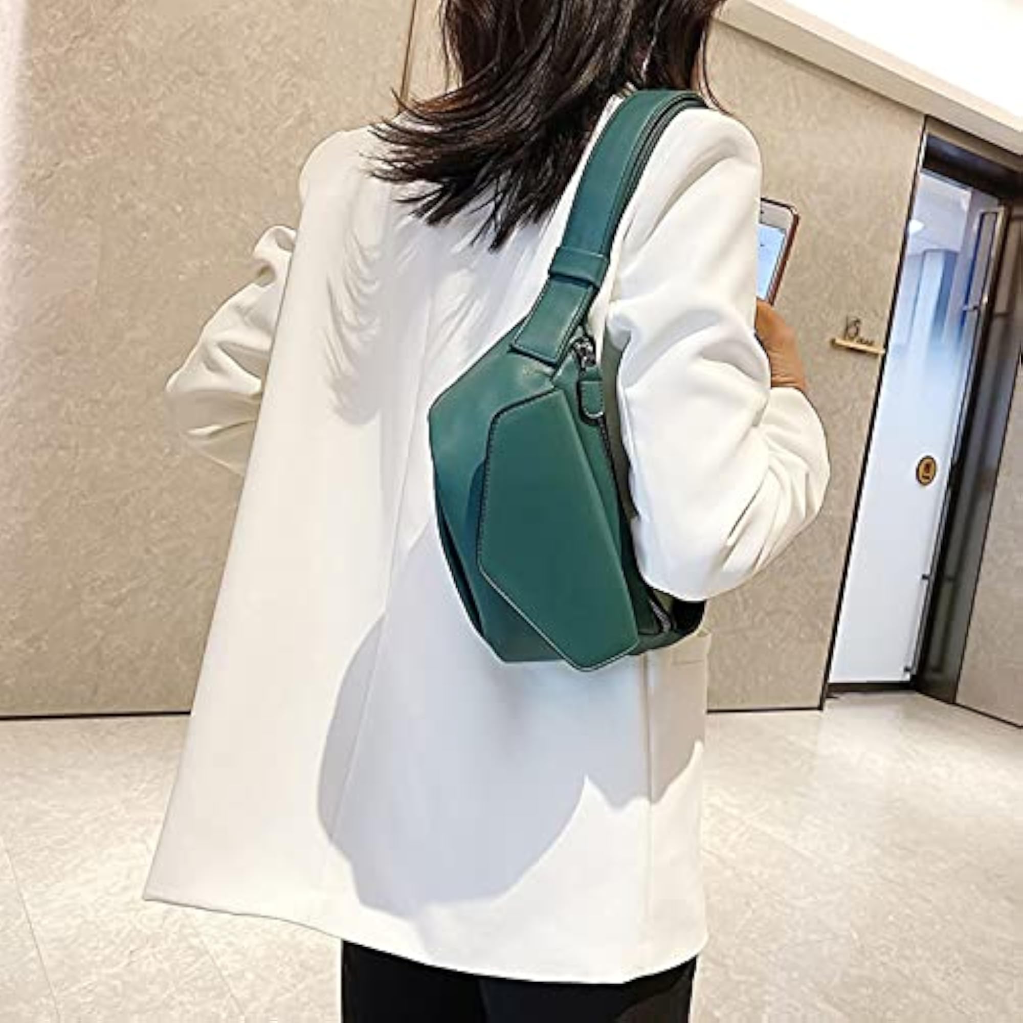 PU Leather Women's Chest Bag