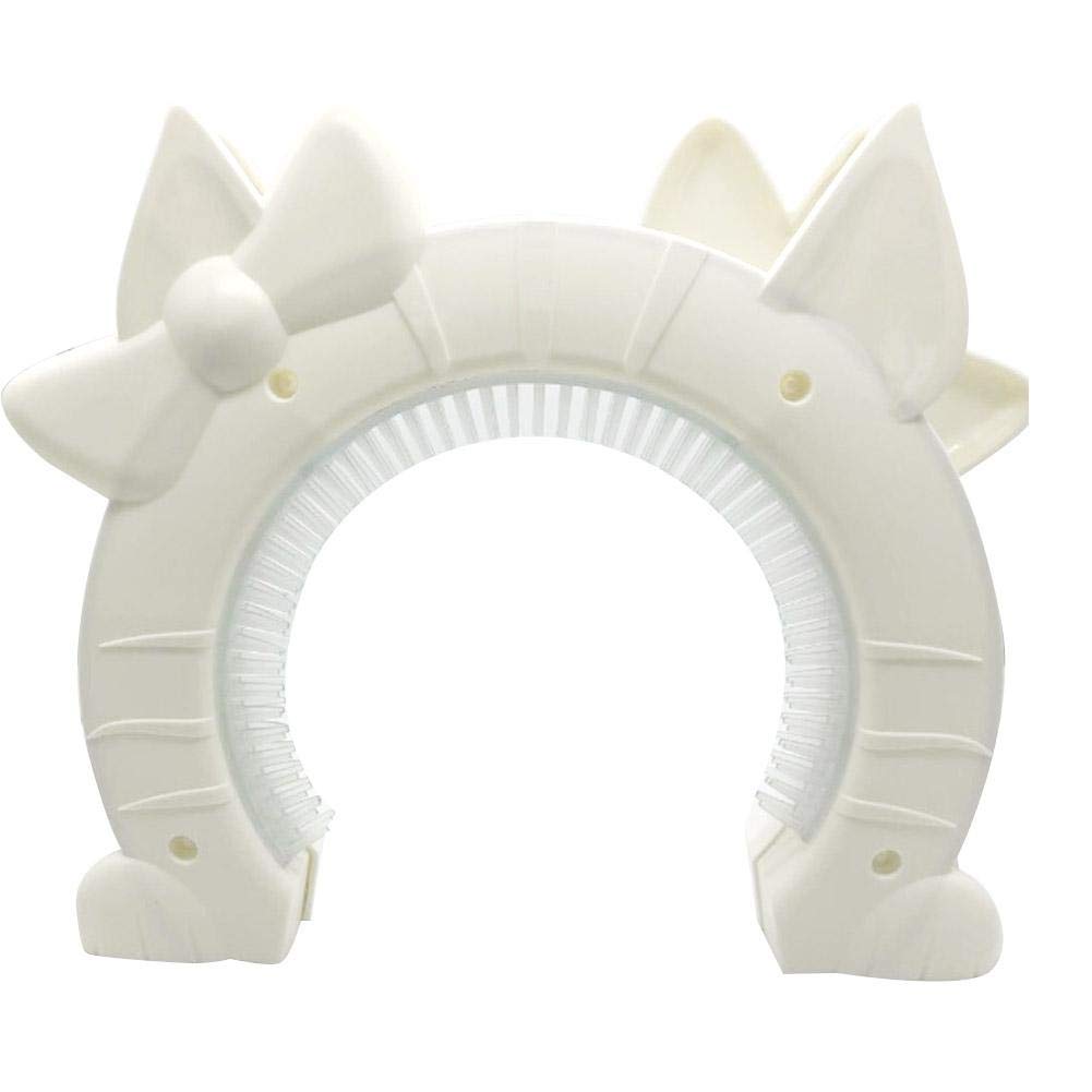 Cat Door, Cathole Interior Pet Door with Cleaning Brush for Small Medium Large Cats Hidden Litter Box in Basement Laundry Room Easy To Install