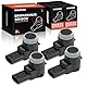 Frankberg 4x Parksensor Vorne Hinten Kompatibel mit C-Klasse W204 C63-C350 C-Klasse W203 C32-C350 C-Klasse T-Model S204 C63-C350 E-Klasse W211 E55-E500 Replace# A2215420417