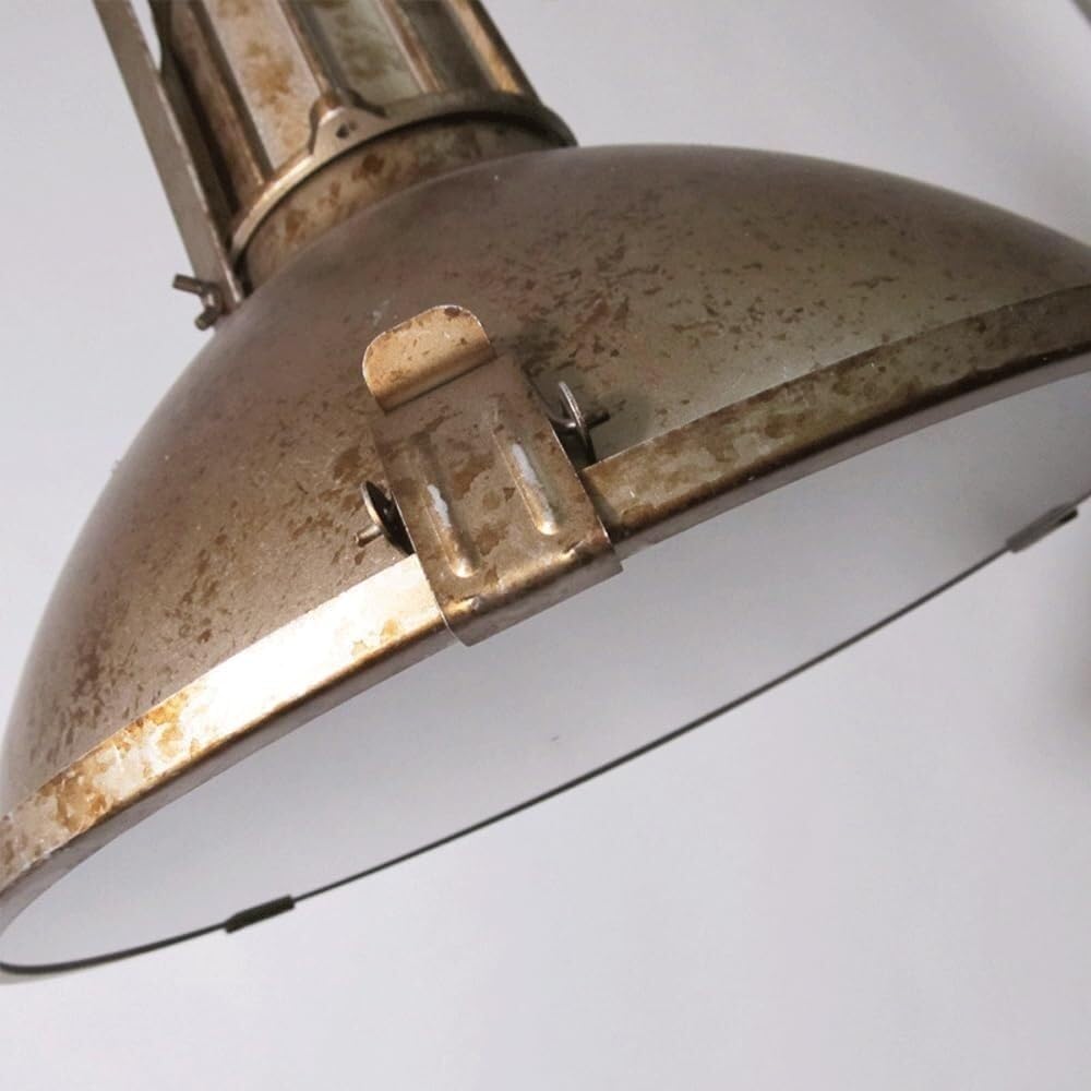 da a Sospensione in Stile Industriale retrò nostalgico OU, da a Sospensione in Metallo con Testa Sina, Sorgente Luminosa E27, Dario da Bar Incorporato, per Isola Cucina, Sala da Pra