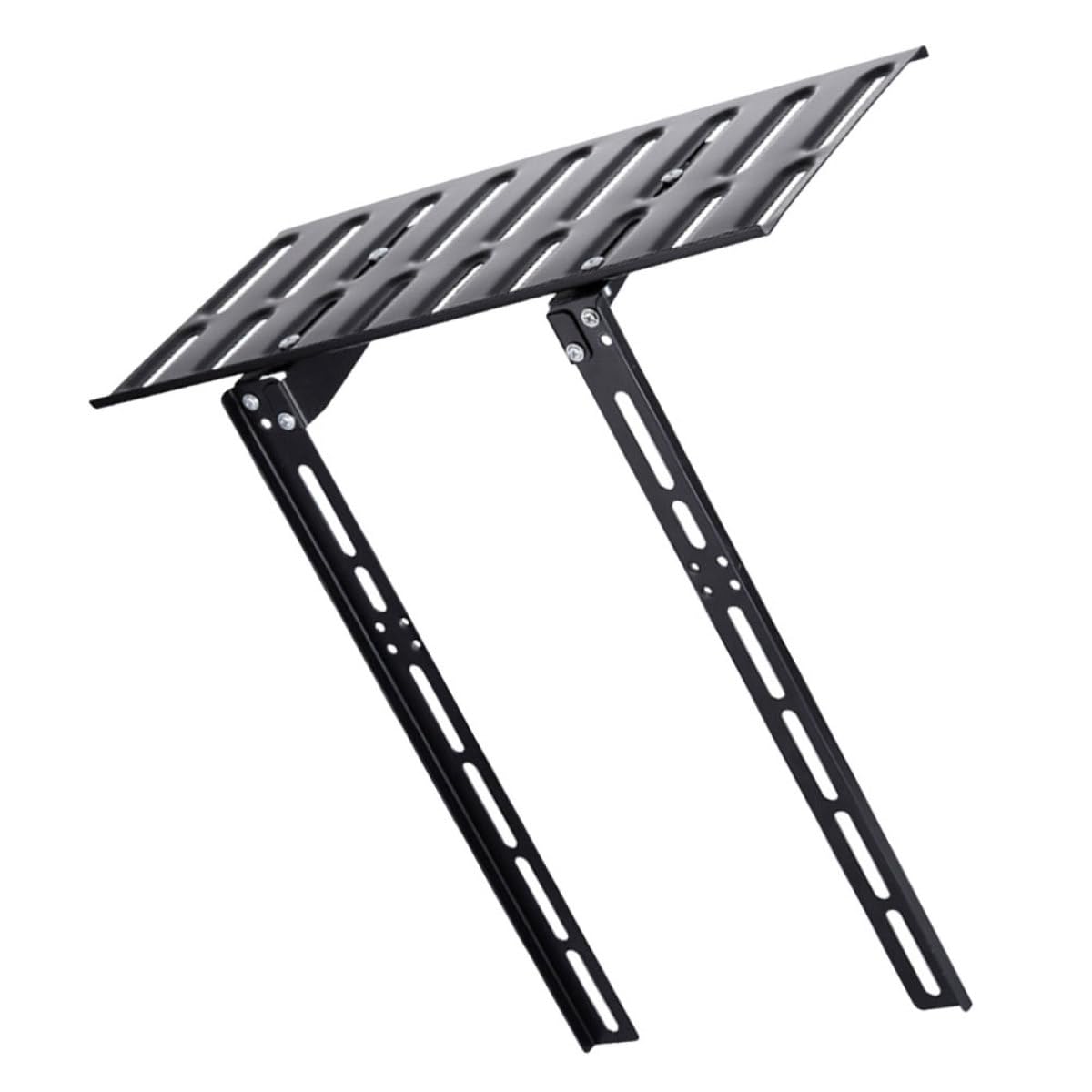 Support de Routeur Mural Noir sans Perçage en Acier Laminé à Froid