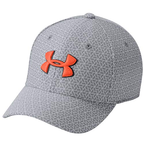 Casquette enfant Under Armour imprimée orange et grise pour le sport