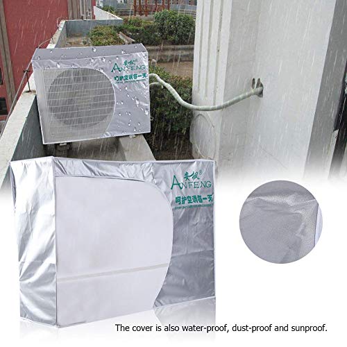 VALINK Durable AC Cover, Outdoor Air Conditioner Cover Waterproof Anti-Dust Sunscreen Air-Conditioner Cover Protectors - View #2