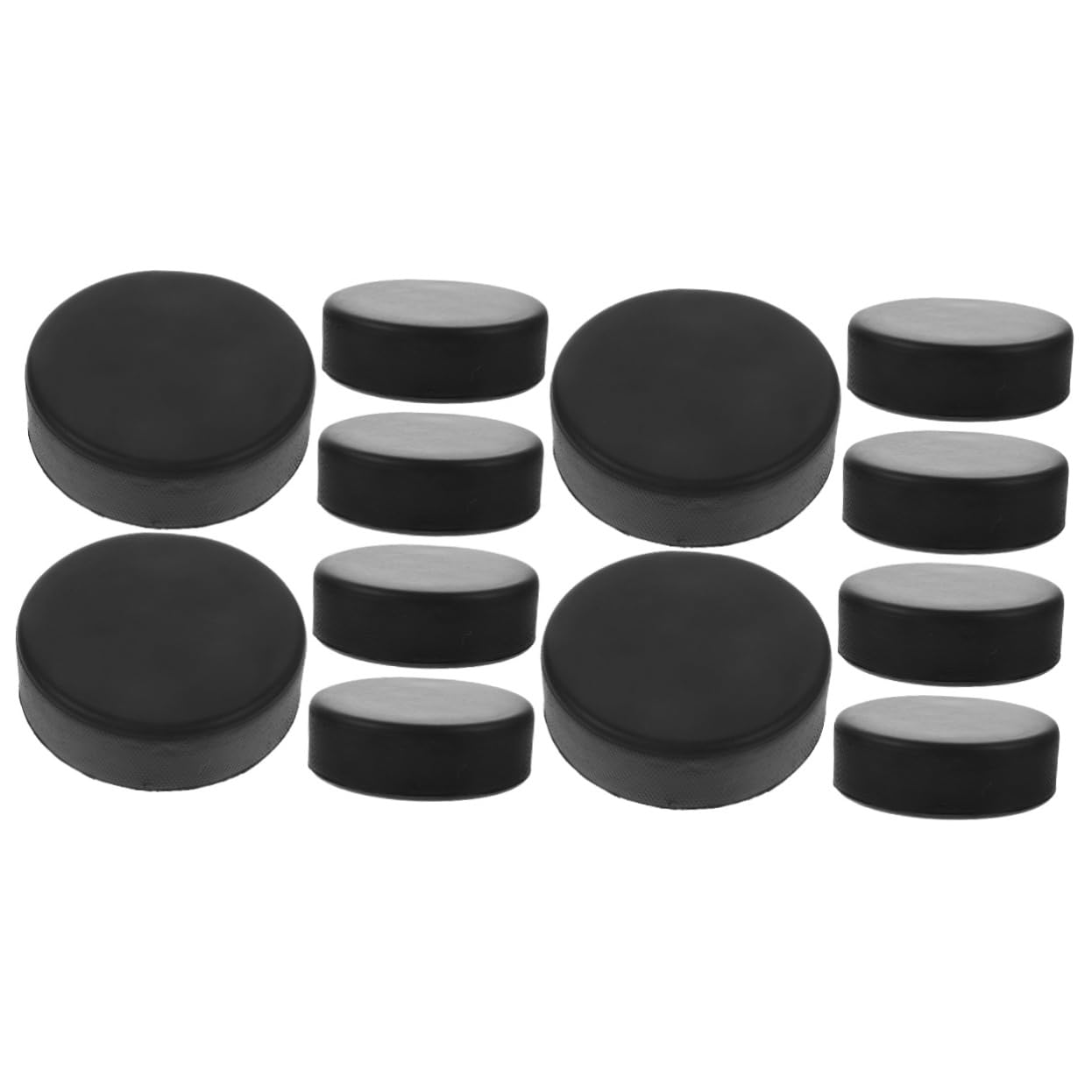 YARNOW Palet Blades Hockey Le Hockey Rondelle De Hockey Patinage Pratique Enfants Rondelle D'entraînement en PVC Rondelle De Course De Hockey sur Glace Unité Centrale Black