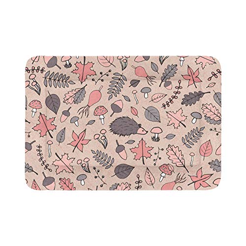 Pet Bed Autumn Elements Print Dog & Cat Beds Ideal for Dog Crates Machine Wash Super Plush
