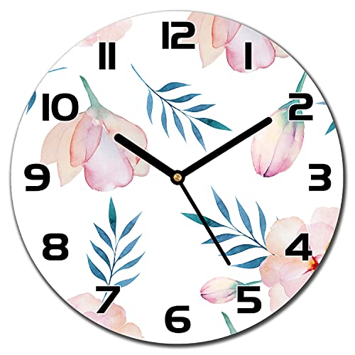 Horloge en verre lisible 30 cm pour embellir un mur vide - 2