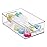 mDesign Small Plastic Baby Nursery and Food Organizer -Storage Holder Bin with Handles for Closet, Cupboard, Cabinet, Drawers, Shelves - Holds Canned Food, Bottles, Formula - Ligne Collection, Clear