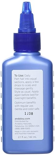 Miniatura 9 de Andalou Naturals Sistema de tratamiento de adelgazamiento del cabello que desafía la edad, kit de 3 piezas