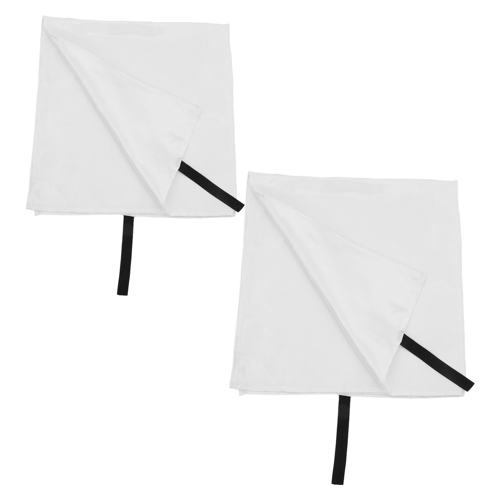 Manta Ignífuga de Fibra de Vidrio 2 Unidades 1m X 1m para Cocina y Hogar, Manta contra Incendios Reutilizable, Resistente al Calor y Portátil para Emergencia y Protección
