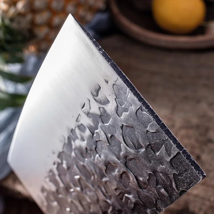 Meat Cleaver,Cleaver Knife 8 Inch Forged Stainless Steel Chinese Cleaver Slicing Kitchen Knife Chef Knives Fish Meat Vegetables Cutlery Cooking Slicing Tools, LAMAJIGA5844