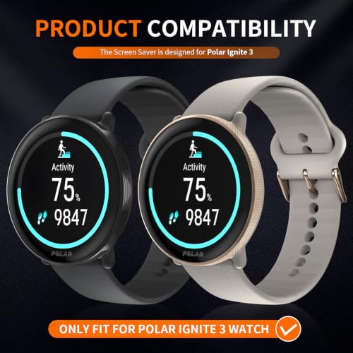 Diruite 6 Pièces Protection Écran pour Polar Ignite 3 Screen Protection – vue 6