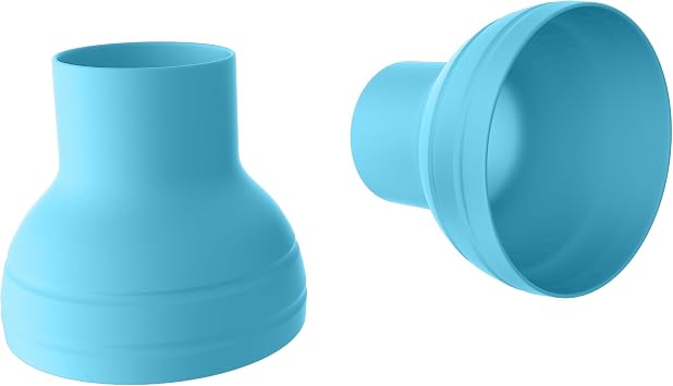 Great Call Athletics Pickleball Picker 2 Pack Ball Retriever Picker Upper Pickle Grabber Universal Suction Paddle Grip Carbon Light Blue