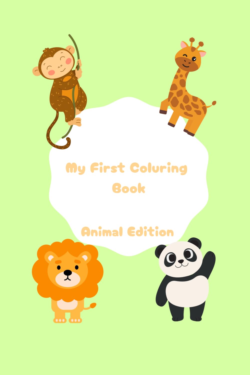 my first colouring book: Animal Edition