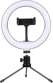 KOCAN 8inch LED Desktop Video Ring Light Selfie Lamp With Desktop Tripod Stand USB Plug Replacement For YouTube Tik Tok Live Streaming,Selfie Lamp