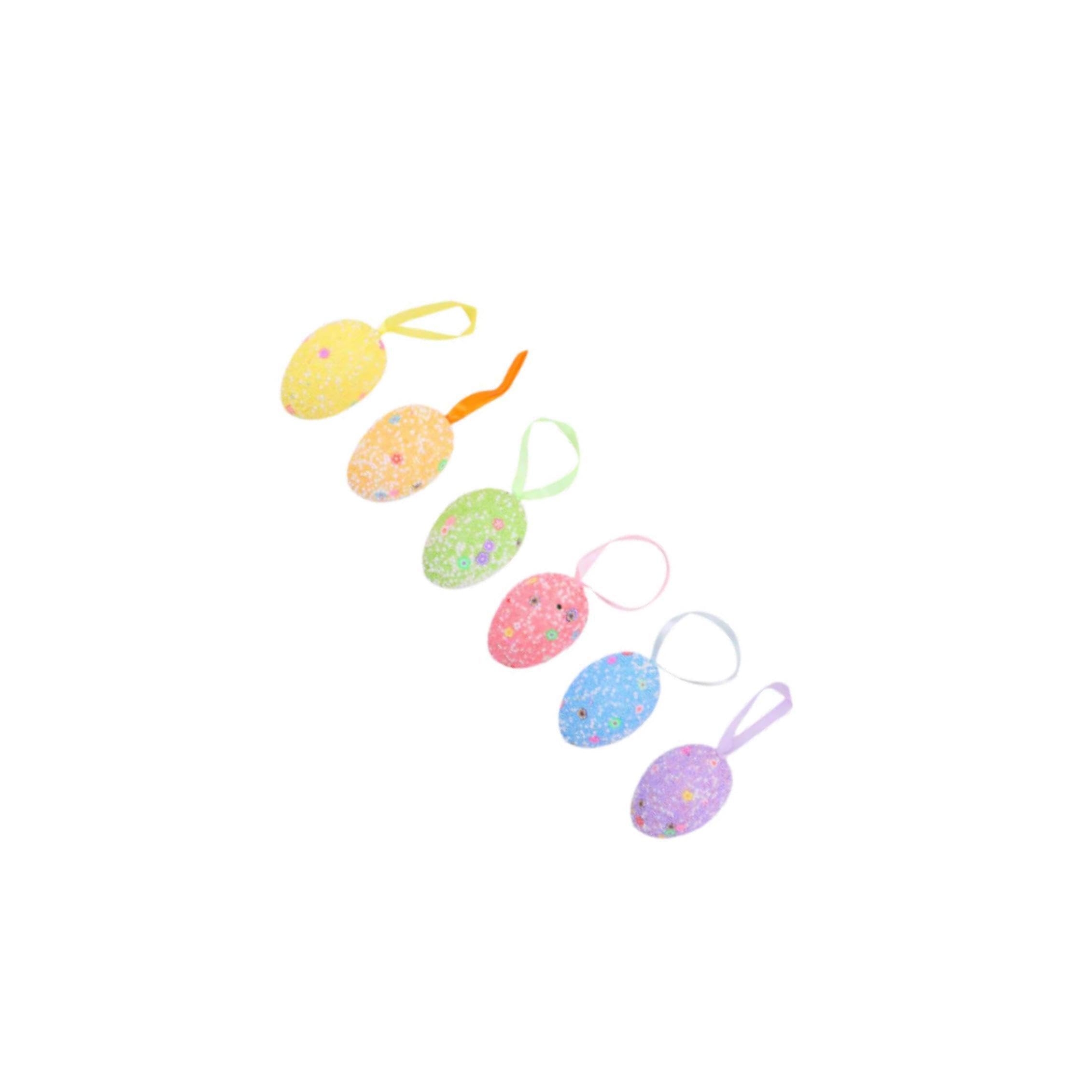 KIXZSAZ Magical Easter Egg Ornaments Instantly Space Bringing Vibrancy And Joy During Festive Gatherings Suitable For Decorating Living Room Decorative Easter, Colorful Flowers