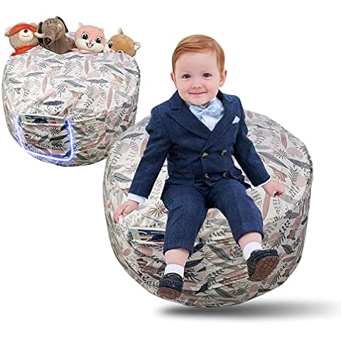 DODO NICI Bean Bag Chair Cover -(NO Beans) for Kids Teens, Zipper Opening, Soft Velvet, X-Large (34" Leaves) Cover