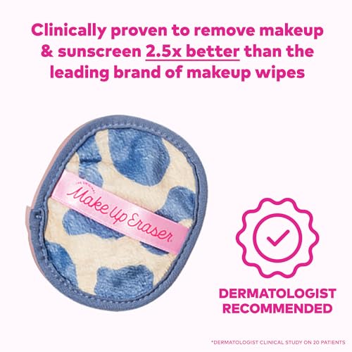 Makeup Eraser, Conjunto de 7 dias, apague toda a maquiagem com apenas água, incluindo rímel impermeá