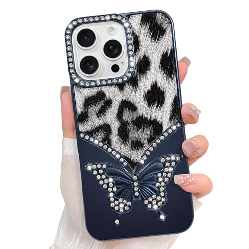 Coque iPhone 16 Pro papillon bleu pour sublimer vos soirées