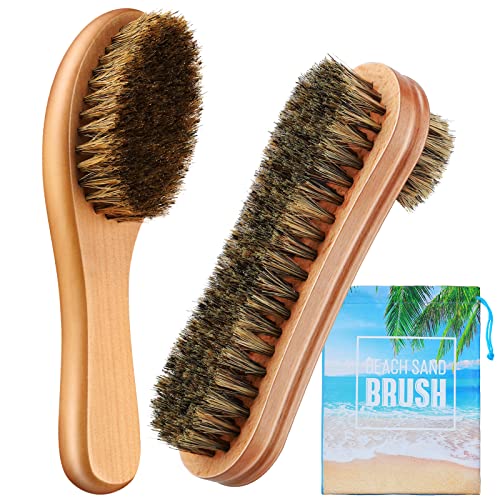 WANGDEFA Sand Beach Cleaning Brush Sand Remover Brush Body Skin Cleaning Beach Accessories Soft Sand Off Brush for Vacation Lightweight & Portable Holiday Essentials(Sailing)