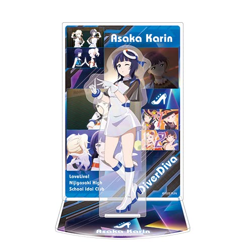 KADOKAWA ラブライブ!虹ヶ咲学園スクールアイドル同好会 朝香果林 アクリルジオラマ Ver.Eternal Light 約101×55mm アクリル製