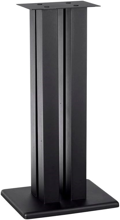 Monolith Speaker Stands - Sturdy Construction, Rectangular Columns, Rectangular Columns, 32 Inch, Black