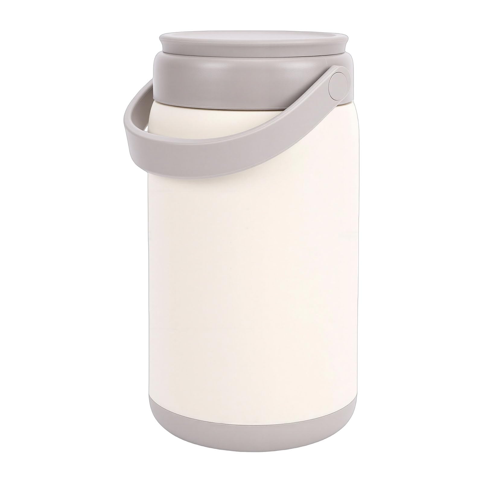 Boîte à Déjeuner Isolée Portative, Récipient Alimentaire en Acier Inoxydable pour Adultes, Matériau 304 (Gris 4 compartiments)