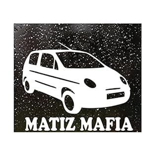 Auto Stickers En Stickers Dloemen 24X19 Cm Matiz Mafia Grappige Auto Stickers En Stickers Dloemen Vinyl Decal Zilver…