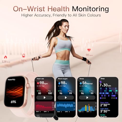 Tensky-Smart-Watch-for-Women-199-AMOLED-Smartwatch-with-Bluetooth-Call-AI-Voice-247-Health-Monitoring-Fitness-Watch-with-100-Sport-Modes-3ATM-Waterproof-12-Day-Battery-Life-for-iOSAndroid - Izzgadgets.com
