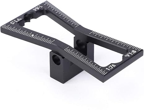 Dovetail Marker Aluminum Alloy 15 16 17 18 Woodworking Jig | Precision Machined, Easy Marking, Compact, for Dovetail Joints, Plate Splicing, Crack Repair, Carpenters DIY