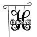 Custom Last Name Initial Garden Flag ACM Metal Monogram Established Sign Lamp Post QUICK SHIPPING