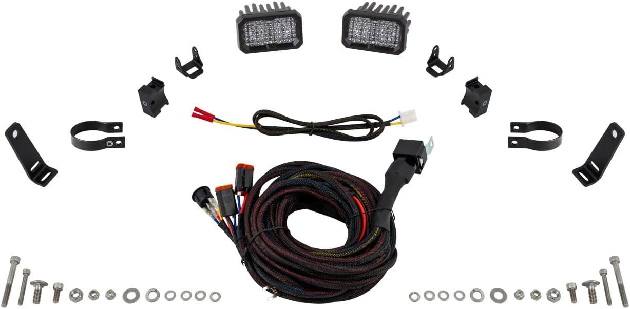 Diode Dynamics Stage Series Reverse Light Kit compatible with Polaris RZR XP 2014-2023, Sport