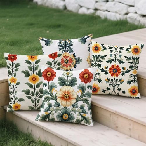 Fermeture invisible pour cette housse coussin de jardin 80x80