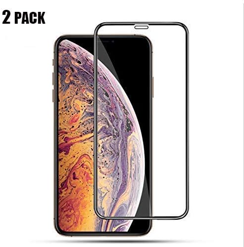 [6.5" inch] iPhone Xs MAX Screen Protector, Anti-Fingerprint, 3D-Touch 9H Hardness Tempered Glass for iPhone Xs MAX [2 Pack]