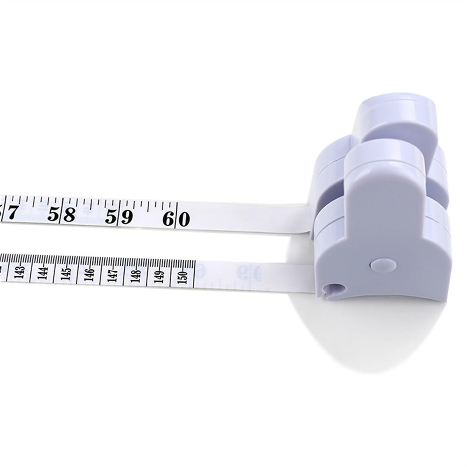 RWRAPS Ruban à mesurer à Coudre, Ruban en Acier de Haute précision, règle Souple de 1,5 m, Ruban à mesurer rétractable, règle de Mesure en Y, Mesure en cm et en Pouces