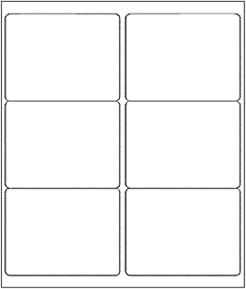 3 1/3" x 4" Printable Label White 500 Sheets, Sticker Label Paper for Laser and Inkjet Printers Compatible 5164 8164 Shipping Address Labels