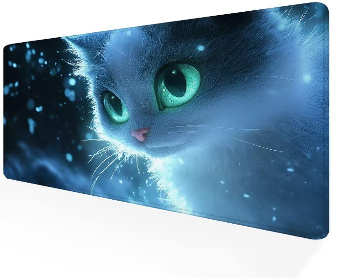 Tapis de souris XXL base caoutchouc antidérapante pour éviter les glissements sur le bureau