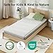 Novilla Twin Size Mattress, 6 Inch Twin Mattress for Kids, Gel-Infused Memory Foam Mattresses in a Box for Pain Relief & Enhanced Support & Cooling Sensation, CertiPUR-US Certified