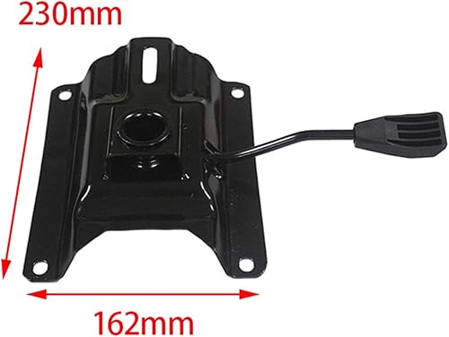 Miniatura 2 de TOOYFUL Silla giratoria para silla de oficina, mecanismo de inclinación, rodamiento alto, universal, portátil, palanca de elevación, asiento, placa