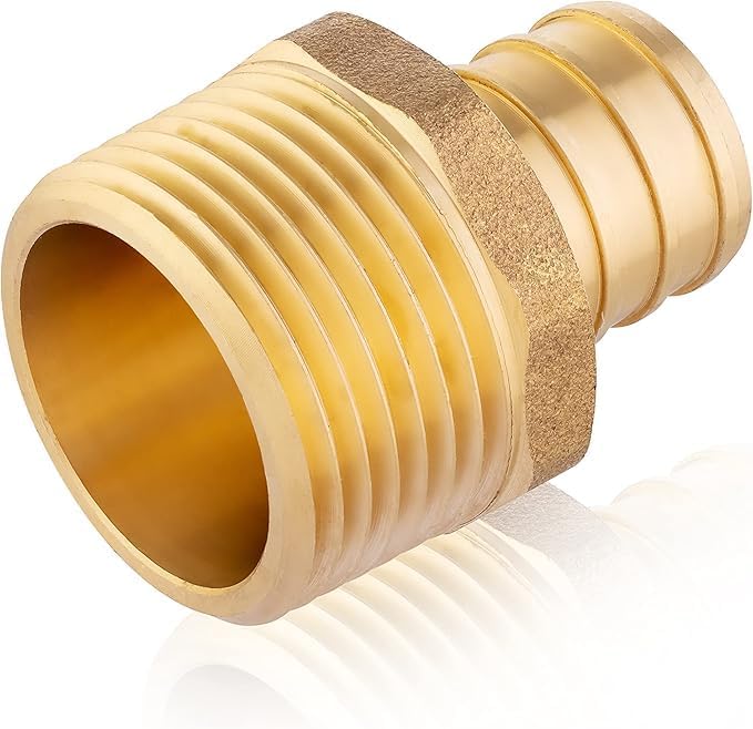 3/4 in PEX Crimp Fittings NPT Male Adapters (100pcs)