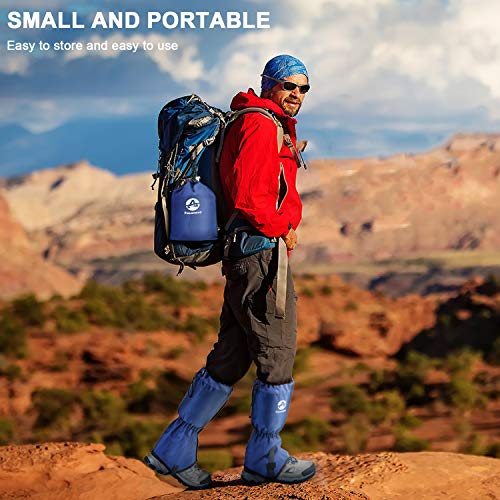 Leg-Gaiters-Waterproof-and-Adjustable-Snow-Boot-Gaiters-One-Size-for-HikingWalkingHuntingBackpacking-and-Outdoor-Climbing-for-Men-and-Women