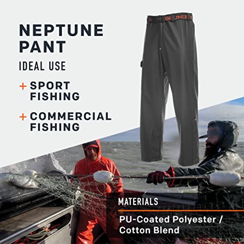 Grundens Men’s Neptune Fishing Pants | Waterproof, Breathable, Black, Large #TOP3