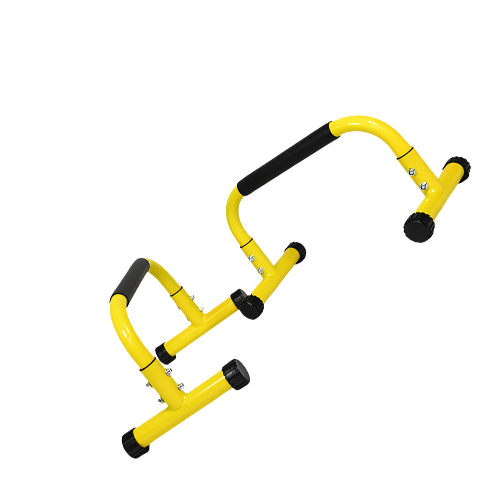 2 soportes de entrenamiento de acero resistentes para un agarre ancho y base ajustable portátil