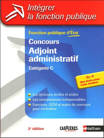 CONCOURS ADJOINT ADMIN CAT C