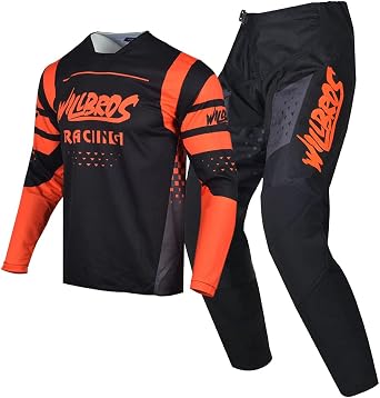 Motocross Jersey Pants Combo Mens Dirt Bike MX Gear Set Women Offroad Riding Adult Racewear