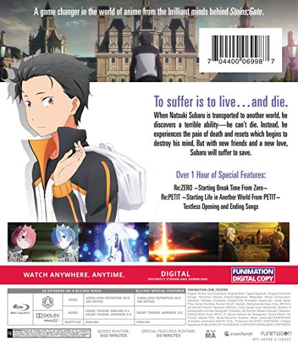 Re:ZERO: Starting Life in Another World - Season One [Blu-ray] image 4